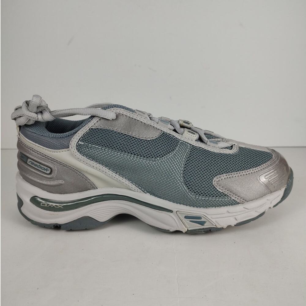 Vintage Reebok Dash DMX Running Shoes Deadstock OG Box Women's US 8 Silver Blue